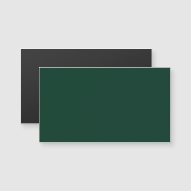 Dunkelgrüne Magnetkarte (Vorne/Hinten)