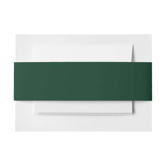 Dunkelgrüne Solid-Farbe Einladungsbanderole (Vorderseite Beispiel)