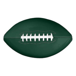 Dunkelgrüne Solid-Farbe Football