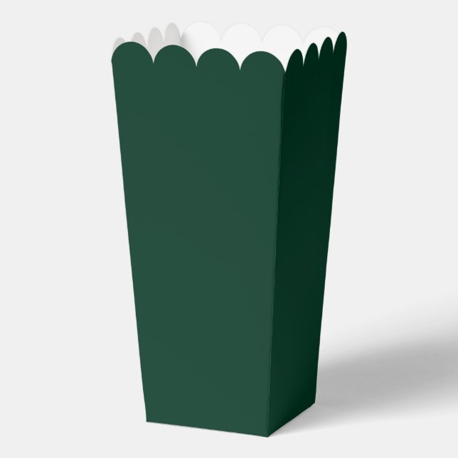 Dunkelgrüne Solid-Farbe Geschenkschachtel (Vorderseite)