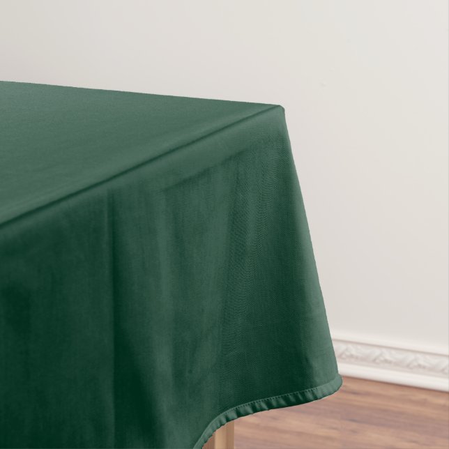 Dunkelgrüne Solid-Farbe Tischdecke (Beispiel)