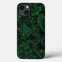 Dunkelgrüne Textur, zerstört oder korrodiert Case-Mate iPhone Hülle
