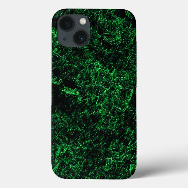 Dunkelgrüne Textur, zerstört oder korrodiert Case-Mate iPhone Hülle (Rückseite)