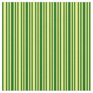 Dunkelgrüne und gelbe Linien/Streifen-Muster Stoff
