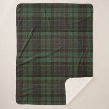 Dunkelgrüner Tartan Kariert