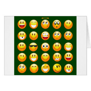 dunkelgrünes Emoji
