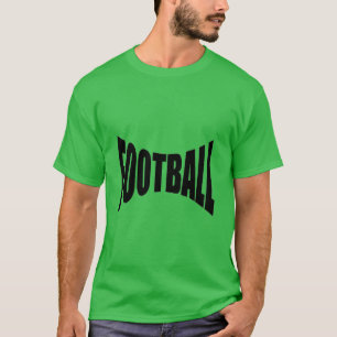 Dunkelgrünes FOOTBALL-Shirt T-Shirt