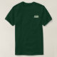 Dunkelgrünes St Patrick's Day t Shirt mit Flaggenl (Design vorne)