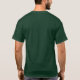 Dunkelgrünes St Patrick's Day t Shirt mit Flaggenl (Rückseite)