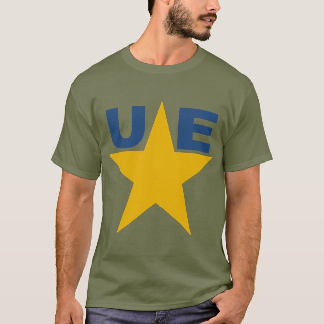 Dunkelgrünes T-Shirt kaki Design EU (Vorderseite)