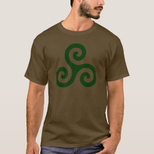 Dunkelgrünes Triskele T-Shirt
