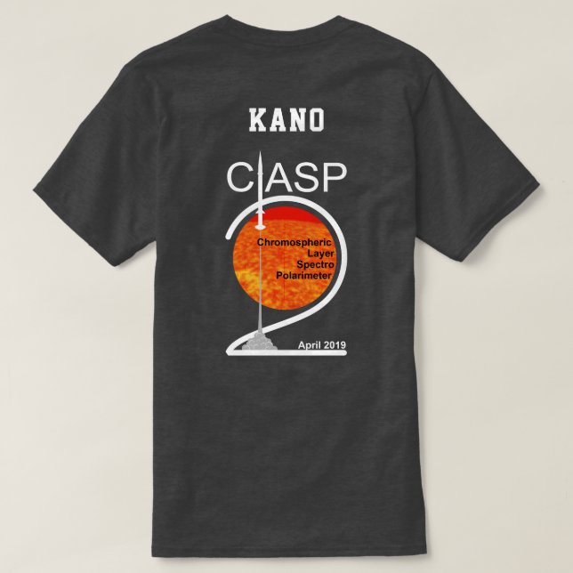 Dunkelheit farbiges Shirt mit Ihrem Namen (Design Rückseite)