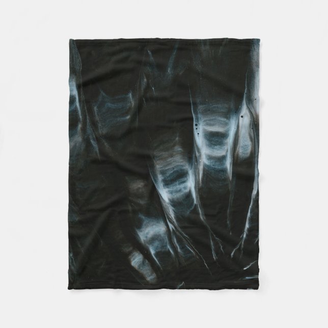 Dunkelheit Fleecedecke (Vorderseite)