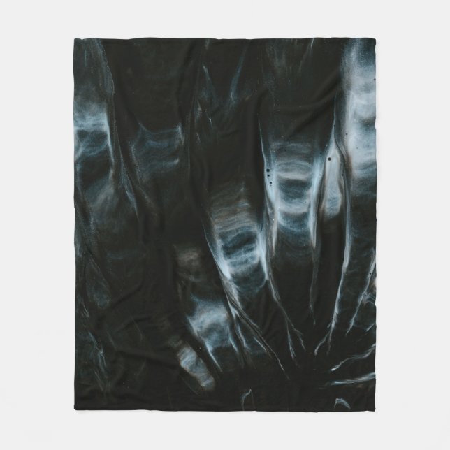 Dunkelheit Fleecedecke (Vorderseite)