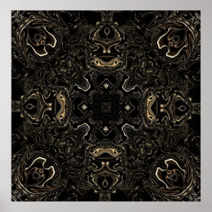 Dunkelheit Kaleids Poster