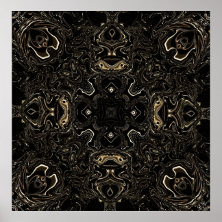 Dunkelheit Kaleids Poster