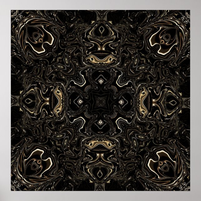 Dunkelheit Kaleids Poster (Vorne)