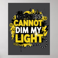 Dunkelheit kann mein Licht nicht dämpfen
