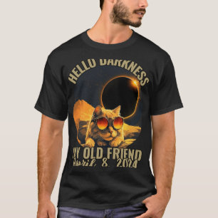 Dunkelheit meine alte Freundin mit solaren Eclipse T-Shirt