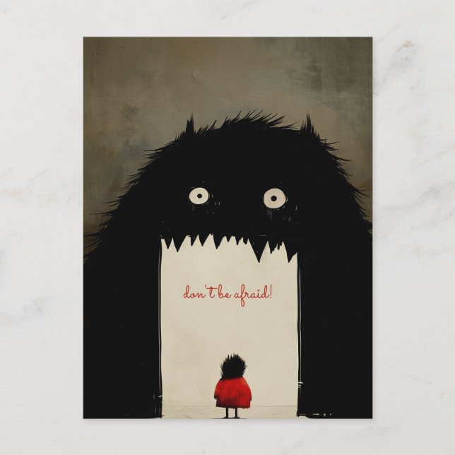 Dunkelheit Postkarte (Vorderseite)