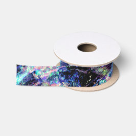 Dunkelheit und Licht, dunkler Opal : Satinband