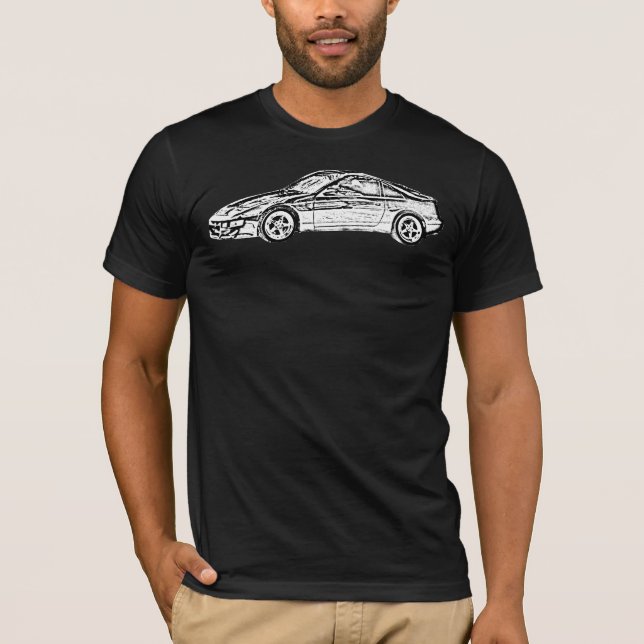 Dunkelheits-T - Shirt Nissans 300ZX (Vorderseite)