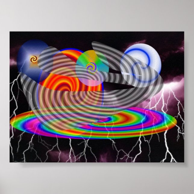 Dunkelheitsspirale Poster (Vorne)