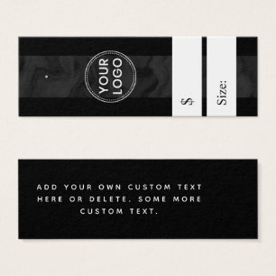 Dunkelmarmorstreifen schwarz Preisschild