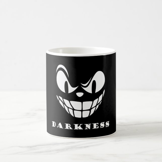Dunkelmonstergesicht Kaffeetasse (Mittel)
