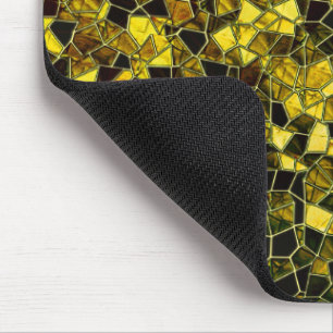 Dunkelocher und gelbes Mosaik, Option Line Splitti Mousepad