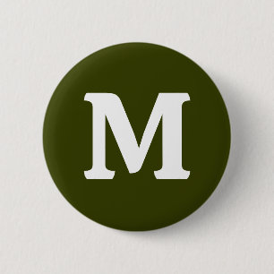 Dunkelolivengrün, solide Farbe Button
