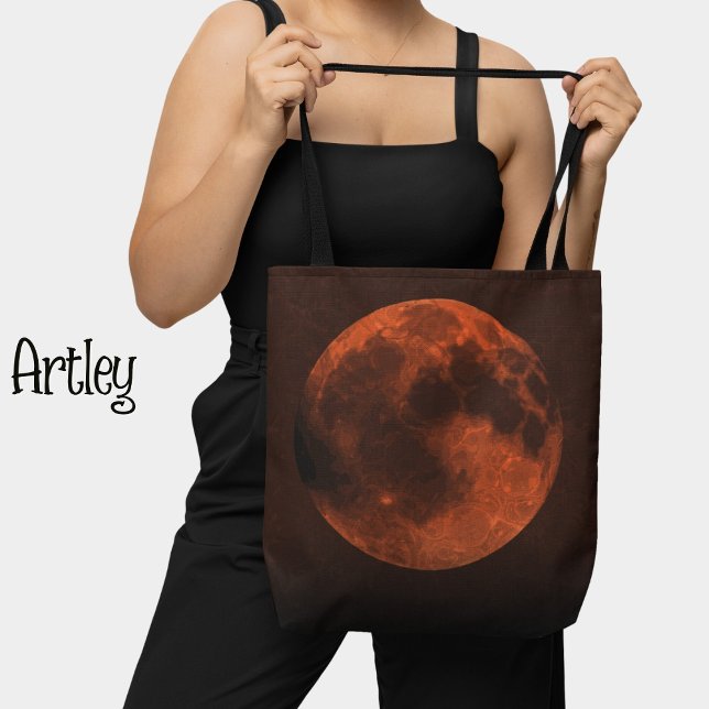 Dunkelorange Kupfer-Mond Grafik (Von Creator hochgeladen)