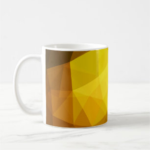 Dunkelorange polygonal. Eine komplett neue Farbtön Kaffeetasse