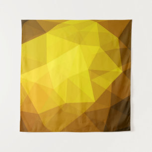 Dunkelorange polygonal. Eine komplett neue Farbtön Wandteppich