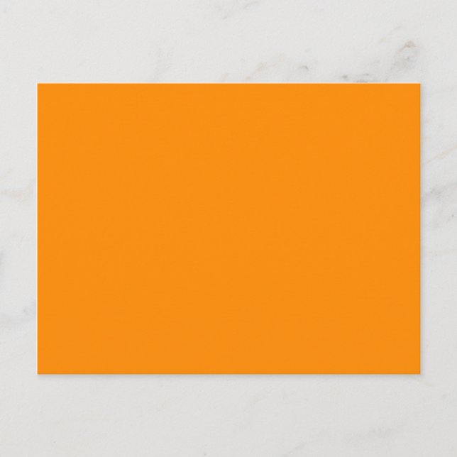 dunkelorange postkarte (Vorderseite)
