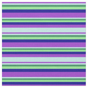 Dunkelorchid, Türkis, Sea Green, Green & Blue Stoff