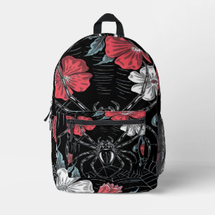 Dunkelromantische Spinne Bedruckter Rucksack