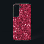 Dunkelrosa rote Magenta Imitate Glitzern Glitzer Samsung Galaxy Hülle<br><div class="desc">Schöne,  gürmisch glamouröse,  dunkelrosa,  purpurpurrote glänzende Glitzer Glitzern trendige moderne Farbe. Foto von dunklem magenta Glitzern Glitzer! Farbe des Jahres in Imitaten Glitzern!</div>