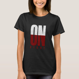 Dunkelrot Burgund Auf einen Blick v2 Dunkelrot Bur T-Shirt