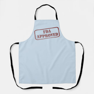 Dunkelrot gestörte Briefmarke Funny FDA Genehmigte Schürze