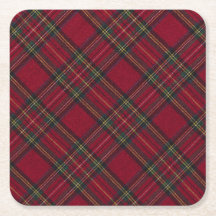 Dunkelrot und grüne Weihnachten kariert