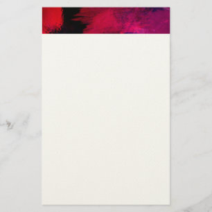 Dunkelrot und Lila kühl und modern Abstrakt Briefpapier