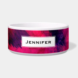 Dunkelrot und Lila kühl und modern Abstrakt Napf