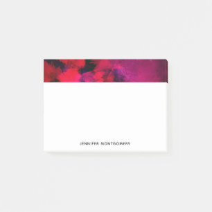 Dunkelrot und Lila kühl und modern Abstrakt Post-it Klebezettel