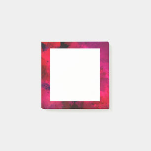 Dunkelrot und Lila kühl und modern Abstrakt Post-it Klebezettel