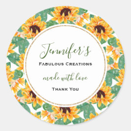 Dunkelrot und Lila Modernes Abstraktes Geschäft Runder Aufkleber