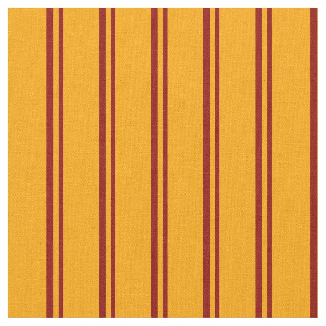 Dunkelrot und orangefarbenes Muster Stoff (Nahaufnahme)
