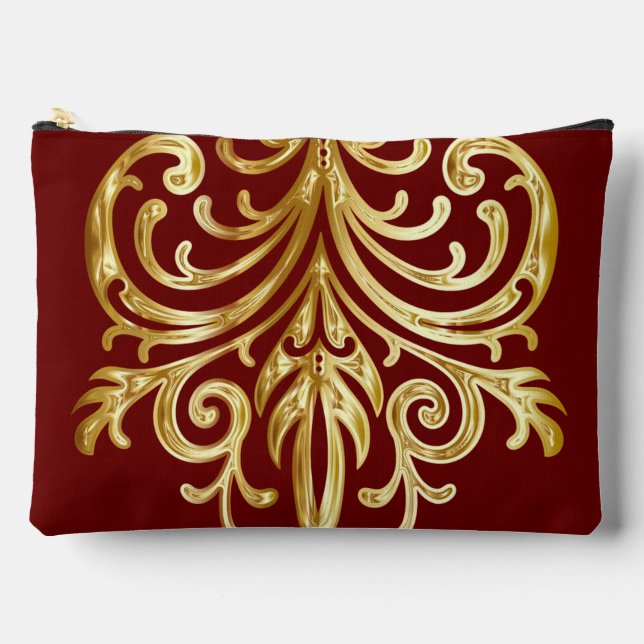 Dunkelrot, Weihnachtsgeschenke Authority® Large Zubehörtasche (Vorderseite)