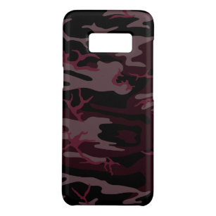 Dunkelrote Camouflage Case-Mate Samsung Galaxy S8 Hülle
