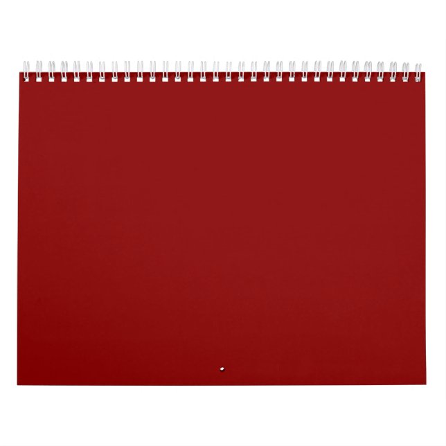 Dunkelrote Farbe Kalender (Titelbild)